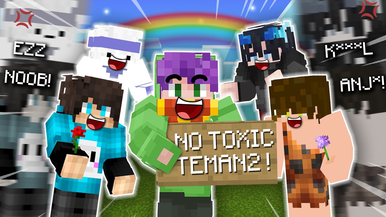 Gw Paksa Youtuber Minecraft Paling TOXIC Buat Jadi Family Friendly ... (GATAHAN JIRR!)