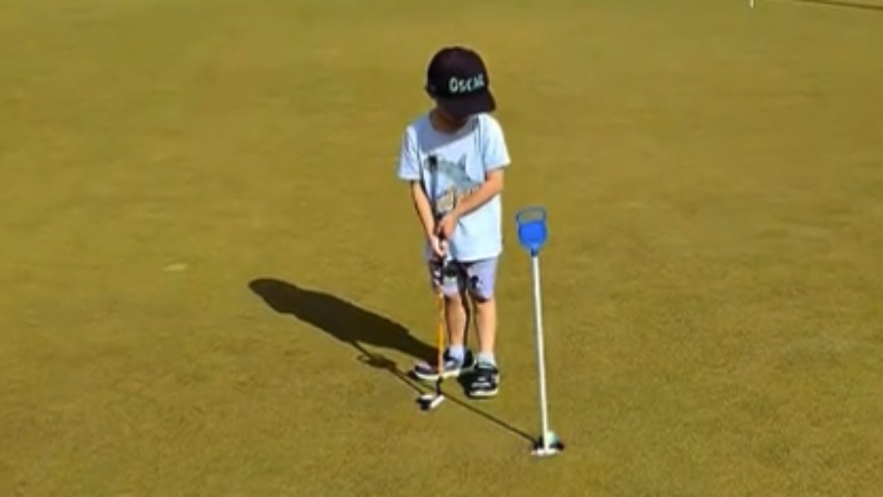 Has Oscar learned to lag putt?