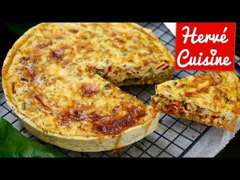 Recette de Quiche végétarienne facile