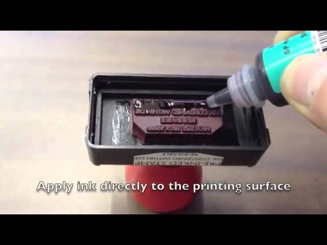 How to Refill Ink Stamps: Refilling Self Inking Stamps