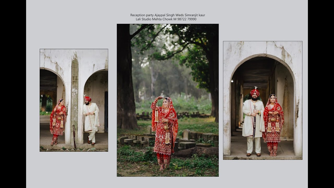 Reception party// Ajaypal Singh Weds Simranjit kaur//Lali Studio Mehta Chowk M 98722 79990