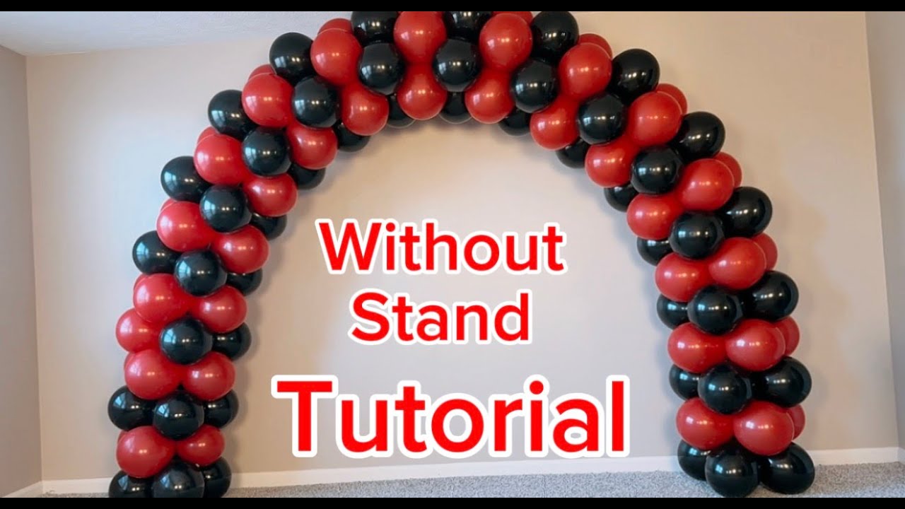 How to Create a Balloon Arch Without a Stand