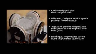 A Topological Approach to Path  Planning for a Magnetic Millirobot