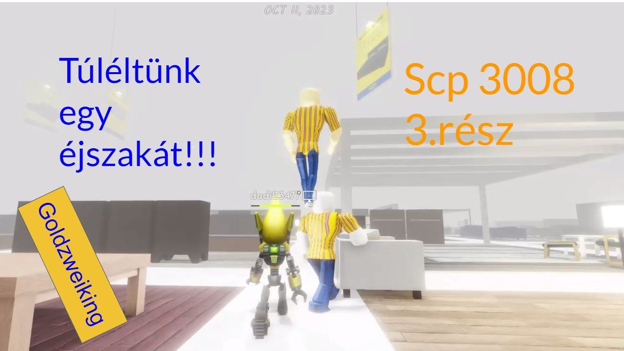 Túléltünk egy éjszakát!!! Roblox Scp 3008 3.rész w/Dudishark 