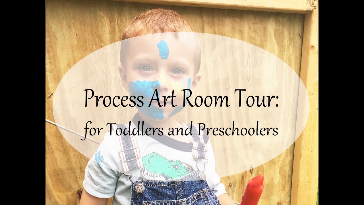 Homeschool Process Art Room for Kids Tour: Toddlers and Preschoolers