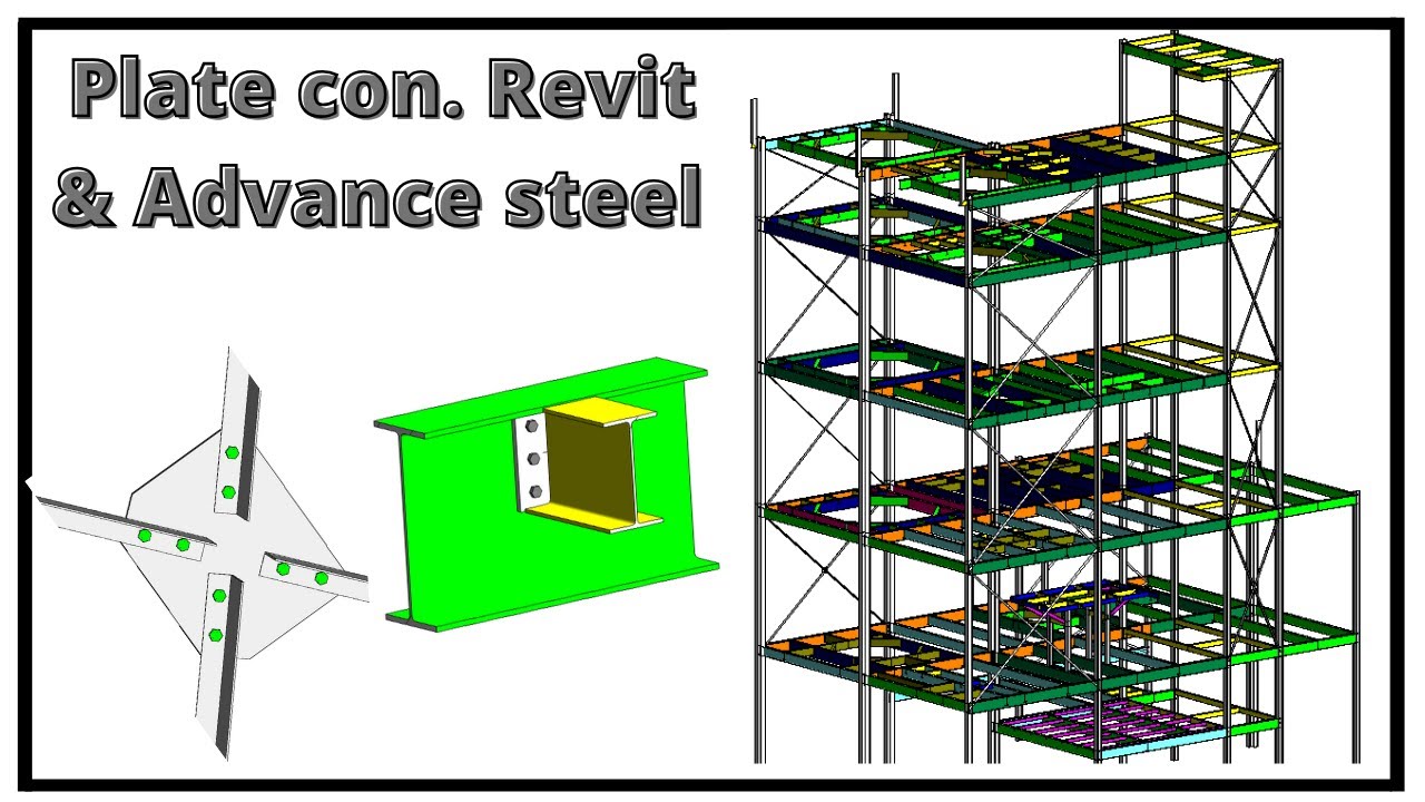 Connections in Revit & Advance steel - YouTube