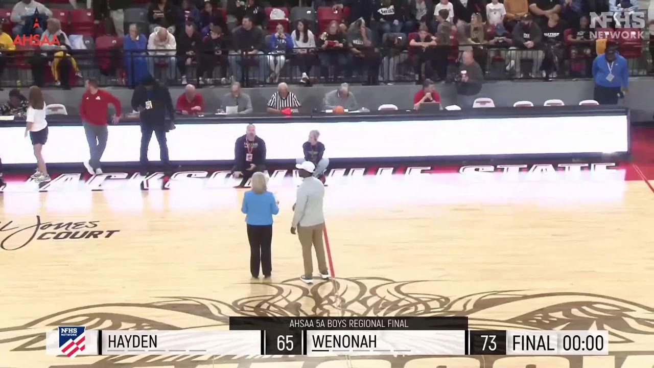 2025 AHSAA 5A Boys Northeast Basketball Regionals Finals Hayden vs Wenonah