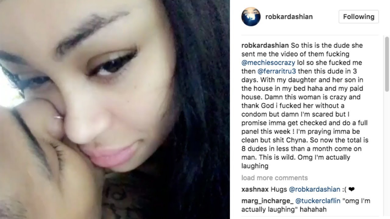[ALL POSTS] Rob Kardashian Exposes Blac Chyna for Cheating Before His Instagram Was Deleted