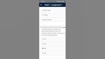 NPTEL introduction to composites week 7 assignment