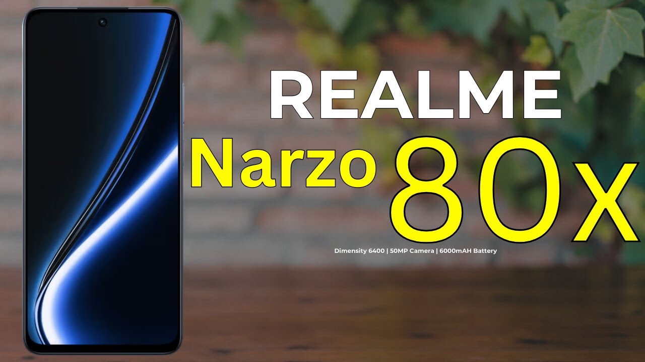 REALME NARZO 80x 5G Price | Official Look | Design | Specifications | 6.72" Display 
