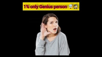 1% Only Genius person 🤯🕵️||riddles and puzzles for Iq Test #shorts #iqtest @YTLogicalFacts