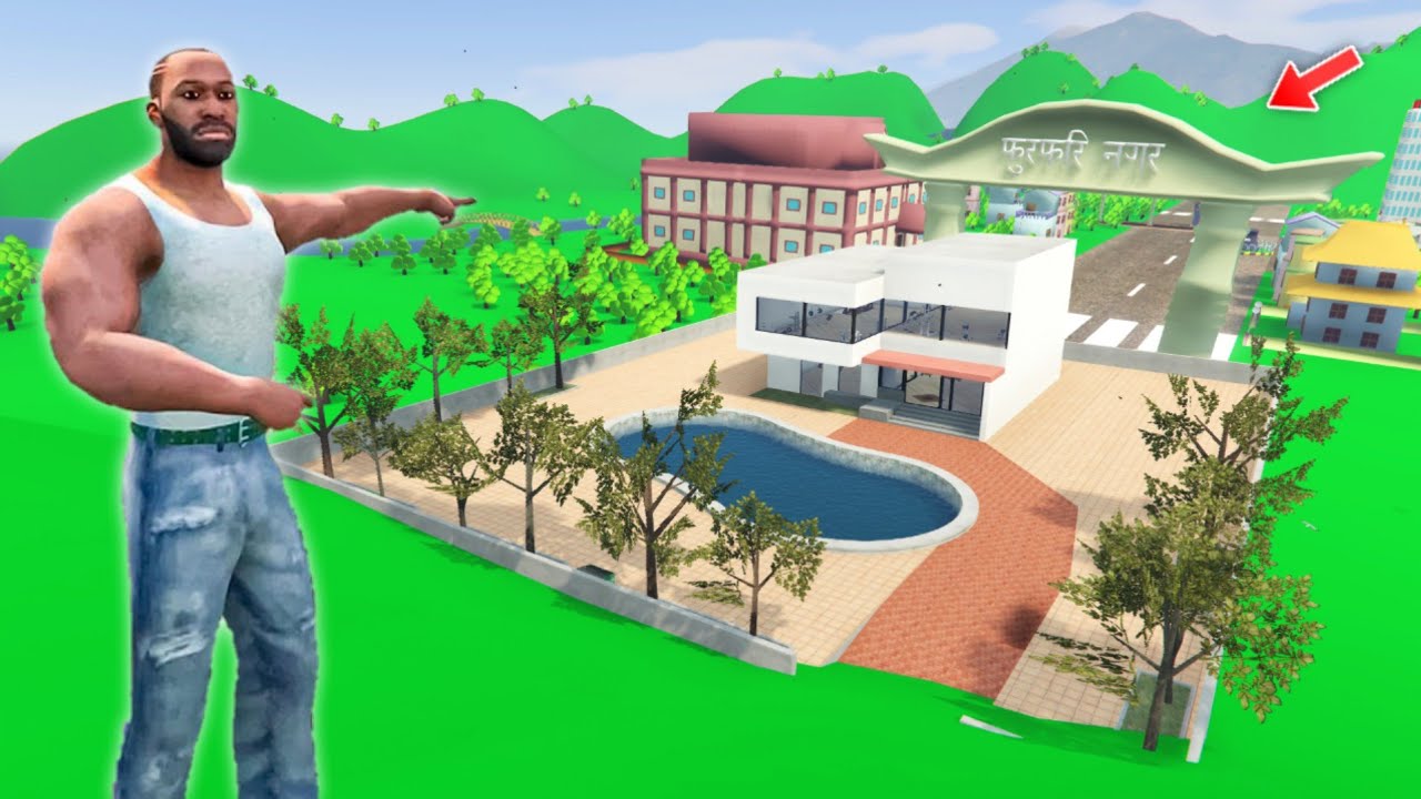 Franklin House Teleport To Furfuri Nagar Motu Patlu City 🔥🤯 INDIAN BIKE DRIVING 3D