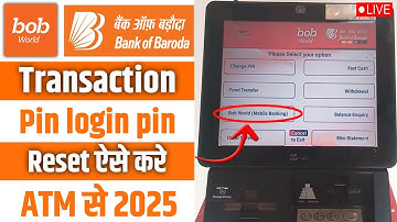 bob world transaction pin forgot atm | bob world login transaction pin reset | bob world login pin