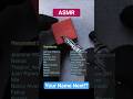 ASMR Name Tracing Reveal 👀 Is Your Name Hidden Here? #6 No Talking 💖 #asmr #shortsviral #shorts