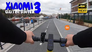 Xiaomi Mi Electric Scooter 3 - Istanbul Kadıköy Ride (Environment Sound Only) 4K