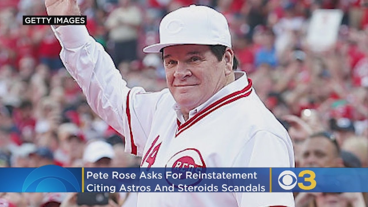 Pete Rose asks MLB for reinstatement, cites Astros and steroids