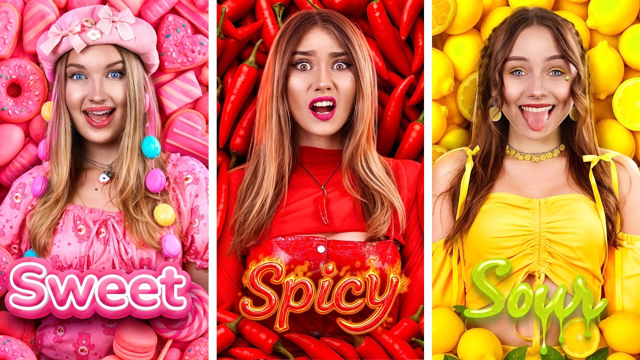 ¡Desafío de Cocina Para Parejas! Desafío de Comida Picante vs Amarga vs Dulce