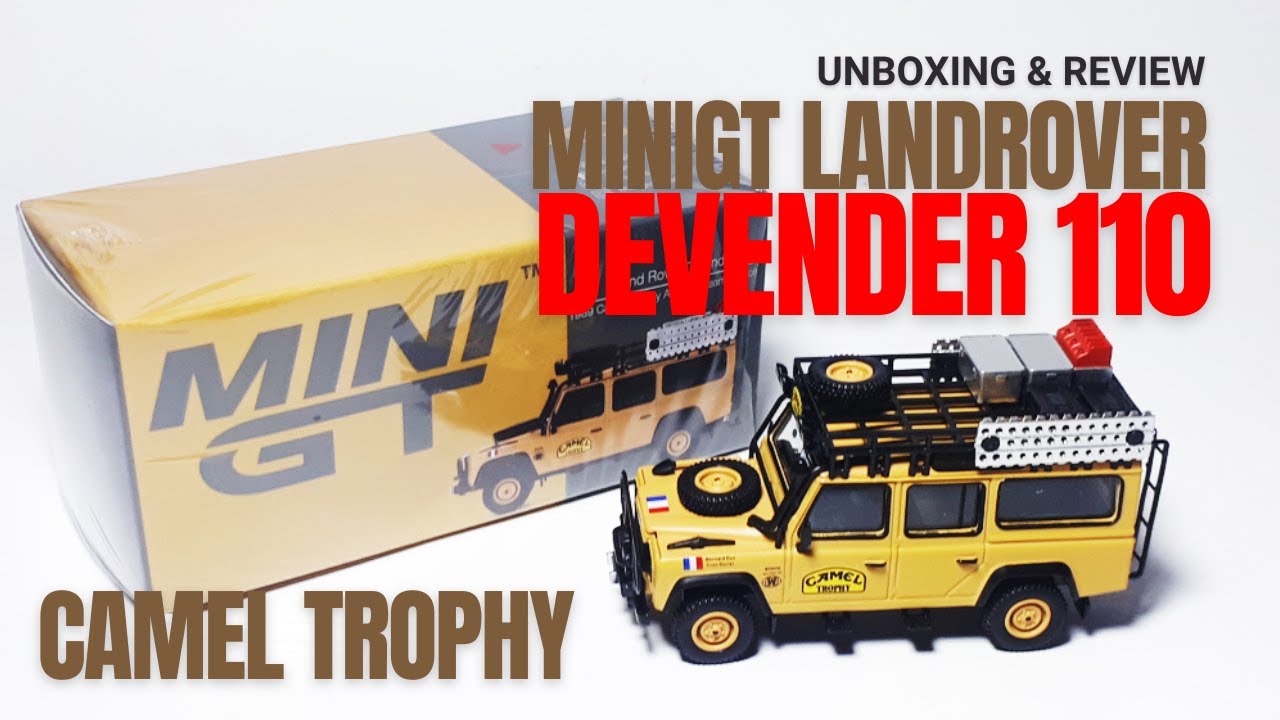 MINI GT LAND ROVER DEFENDER 110 CAMEL TROPHY TEAM FRANCE | unboxing and Review