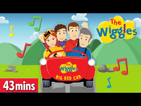 The Wiggles - Big Red Car Wheels On The Bus Nursery Rhymes For Preschool