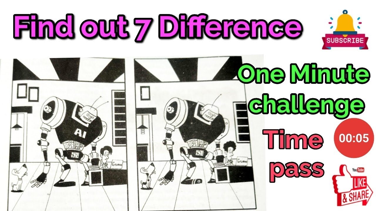 Find out 7 Difference | Entertainment | Time pass |