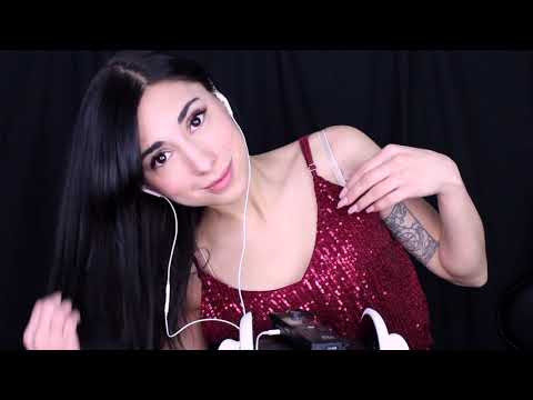 ASMR Sequin Shirt Scratching and Skin Sounds 👚 Extremely Relaxing Clothing Sounds (Surprise at End!