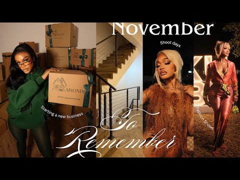 Launching a new business • November recap ⭐️ 