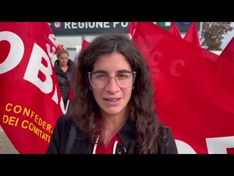 BARI SIT-IN DEL 20 DICEMBRE 2022 IDONEI CONCORSO INFERMIERI, O.S.S. E SANITA'SERVICE LECCE E TARANTO