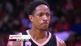 DeMar DeRozan Ejected from Game | Raptors vs Rockets | March 25, 2016 | NBA 2015 16 Season