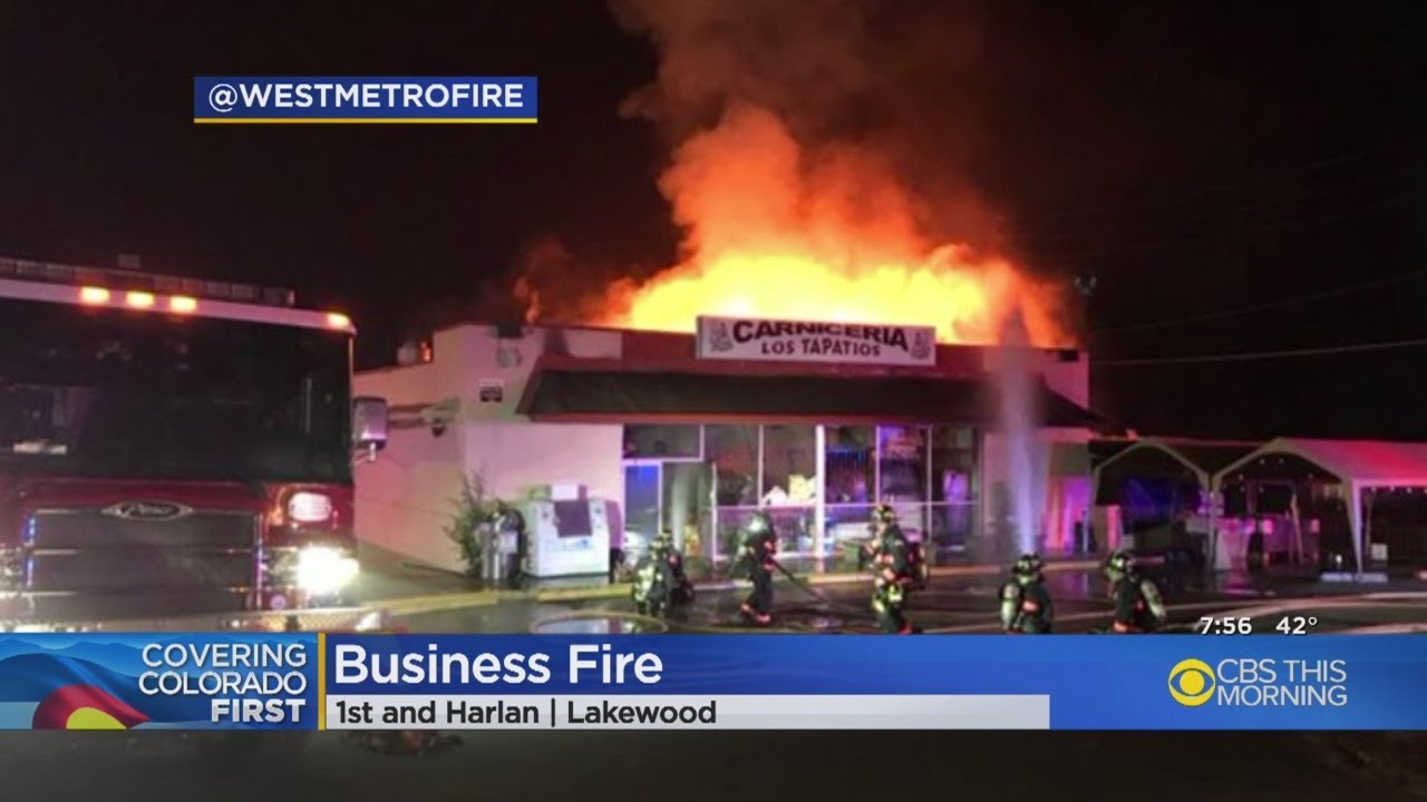 newspaper mockup West Metro Fire Firefighters Battle Business Fire In Lakewood