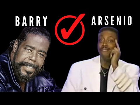 BARRY WHITE SCHOOLS ARSENIO HALL ( ON WHO THE GODS ARE) 