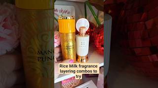 Rice Milk fragrance layering combos to try