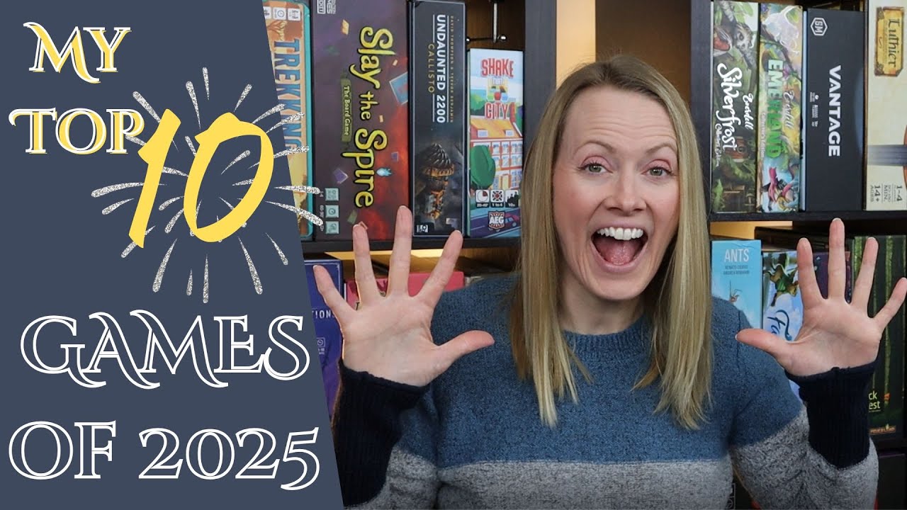MY TOP 10 BOARD GAMES of 2025! - YouTube