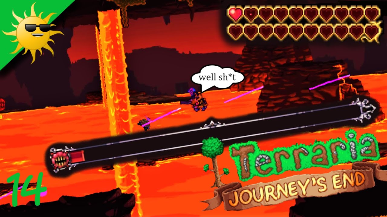 Getting To Hardmode Is HARD | Terraria 1.4 Expert Mode | Part 14 - YouTube