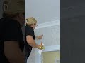 Invisible Wallpaper Seam Trick You Didn’t Know#DIY#Wallpaper#DIYHome#Renovation#protipsandtrick