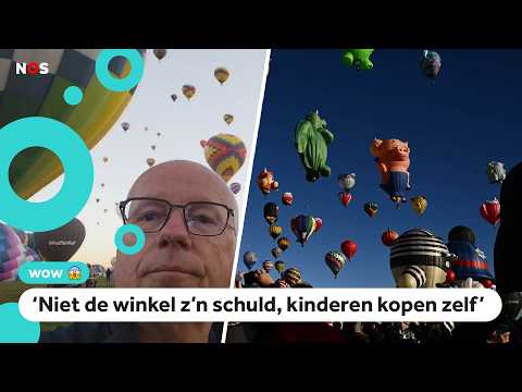 Dutchman Frans participates in the world's largest balloon festival