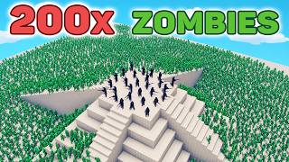 ⚠️ 200x ZOMBIES vs SWAT on TOP of a PYRAMID! - Totally Accurate Battle Simulator TABS screenshot 4
