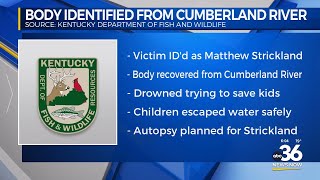 Body identified from Cumberland River