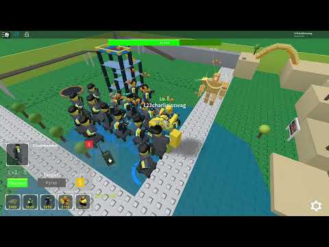 1 Minigunner and 15 Commanders Vs the Golden Titan | Retro TDS (Roblox)