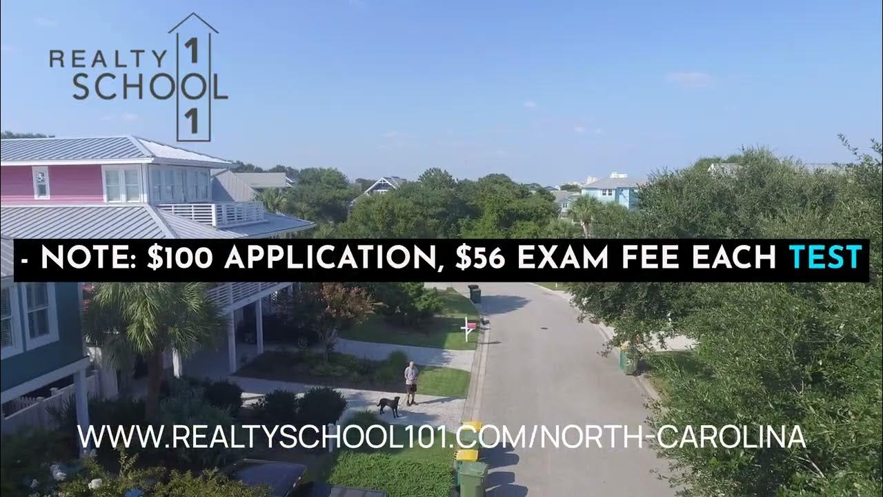 NC Real Estate License Requirements RealtySchool101 com YouTube
