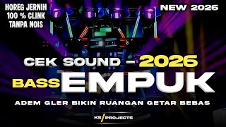 Download Lagu DJ CEK SOUND SLOW FULL BASS | BASS EMPUK ADEM GLER BIKIN RUANGAN GETAR BEBAS MP3