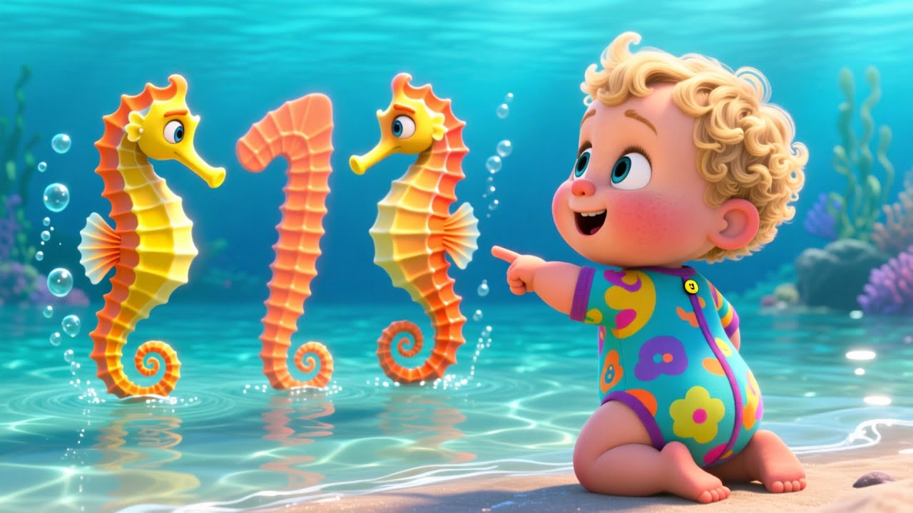 Learn to Count with Jellyfish 🪸🔢 Fun Counting Song for Kids | Underwater Numbers Adventure