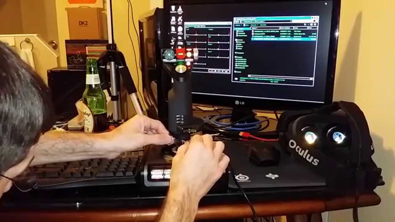 Saitek X52 Pro Zip-Tie mod #1