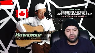 HUWANNUR versi Akustik Santri Njoso Reaction | Indonesia | MR Halal Reacts