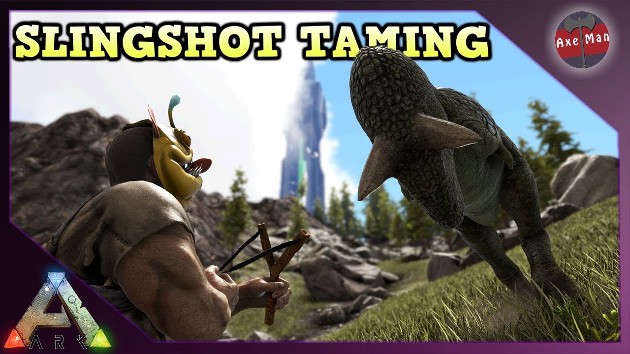 SLINGSHOT TAMING OFFICIAL PVP ARK SURVIVAL EVOLVED [EP2] YouTube