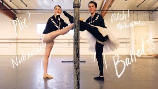 MY BALLERINA GIRLFRIEND TEACHES ME BALLET (Re-Upload)