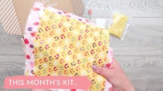 Preview Craftiosity Beeswax Wrap Embroidered Bee Bag Craft Kit Craft Kit Subscription Box