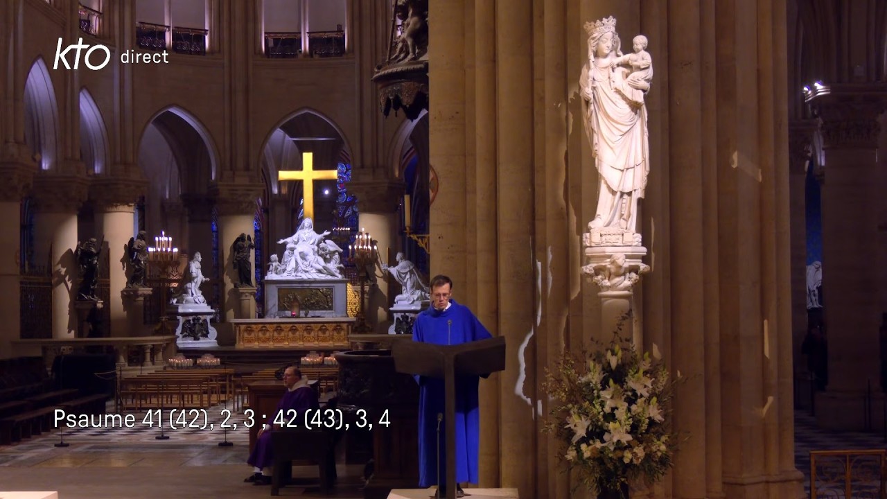 Messe du 9 mars 2026 à Notre-Dame de Paris