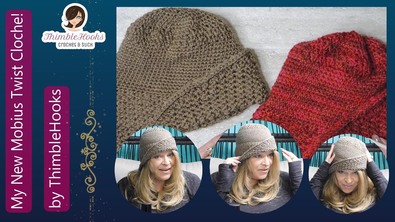 Crochet My Favorite MOBIUS TWIST Hat Cloche / Tutorial How 