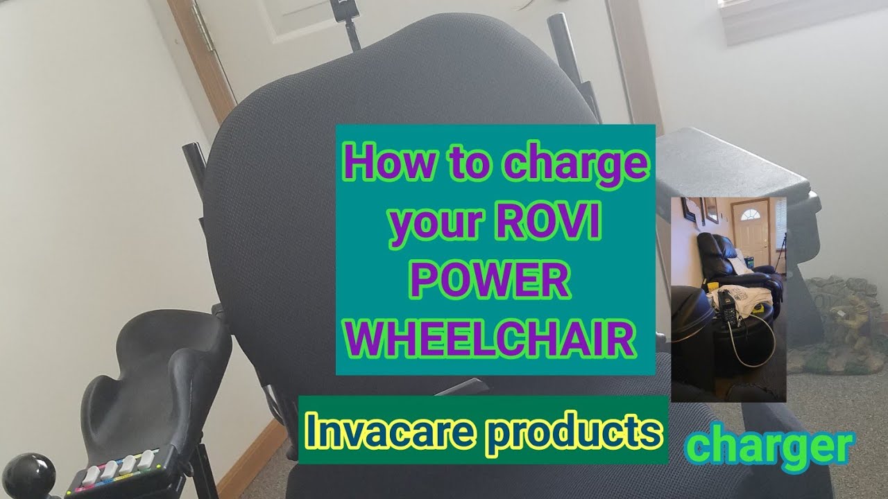 How to charge your Invacare rovi power wheelchair YouTube