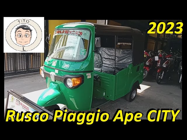 RUSCO PIAGGIO APE CITY 200cc 2023 NOW AVAILABLE IN RUSI